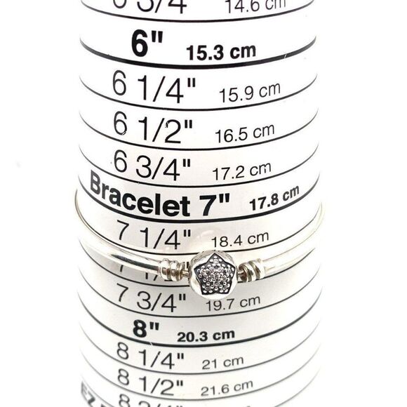 Pandora Star Cz Clasp Bangle - Picture 5 of 5